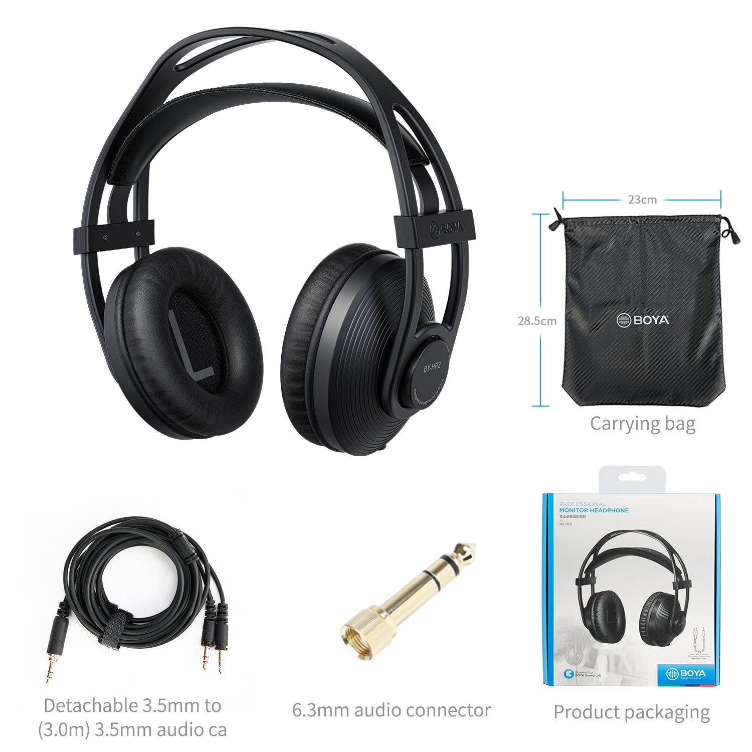 BY-HP2 Professional Monitor Headphone